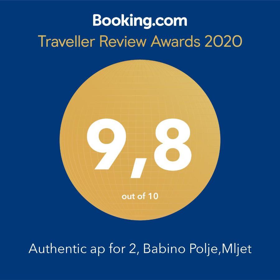 Authentic Ap For 2, Babino Polje,Mljet Apartman Kültér fotó